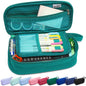 Large Pencil Case 1800ml - Heavy Duty Canvas School Supplies Organizer for Kids Students