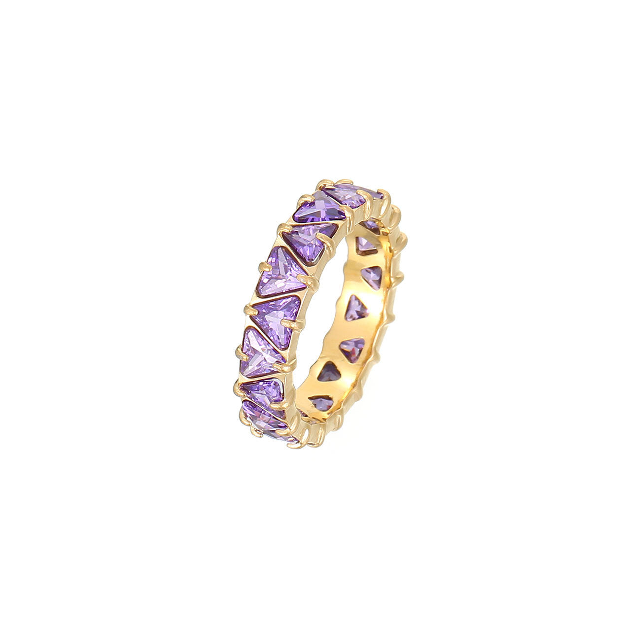 Fashionable Colorful Zircon Ring For Women