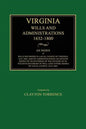 Virginia Wills and Administrations, 1632-1800 - Paperback