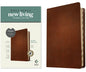 NLT Thinline Reference Bible, Filament Enabled (Genuine Leather, Brown, Indexed, Red Letter) - Leather