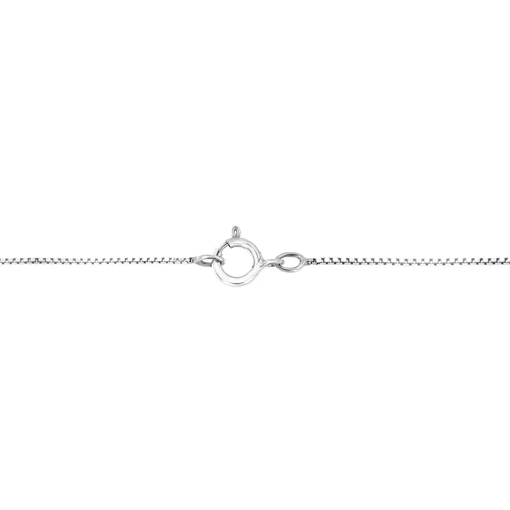 5.0 Cttw Natural Diamond Open Circle Pendant in Sterling Silver 18 Inch