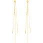 925 Sterling Silver Dangle Chain Tassel Earrings