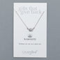 Mindfully Living Pewter Necklace