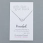Mindfully Living Pewter Necklace