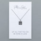 Mindfully Living Pewter Necklace