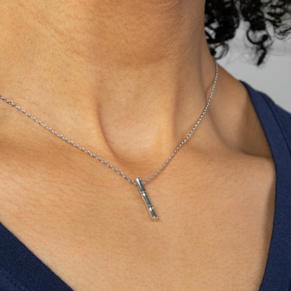 Carry a Little Luck Pewter Necklace