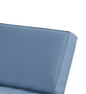 Club Chair Cushion Cover Blue Waterproof 22.75x23.5