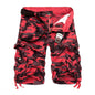 Men's Loose Casual Camouflage Overalls Large Size Multi-pocket Five-point Pants Men's Beach Pants
