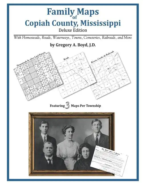 Family Maps of Copiah County, Mississippi - Paperback