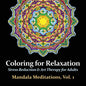 Mandala Meditations, Volume 1: Stress Reduction & Art Therapy for Adults - Paperback