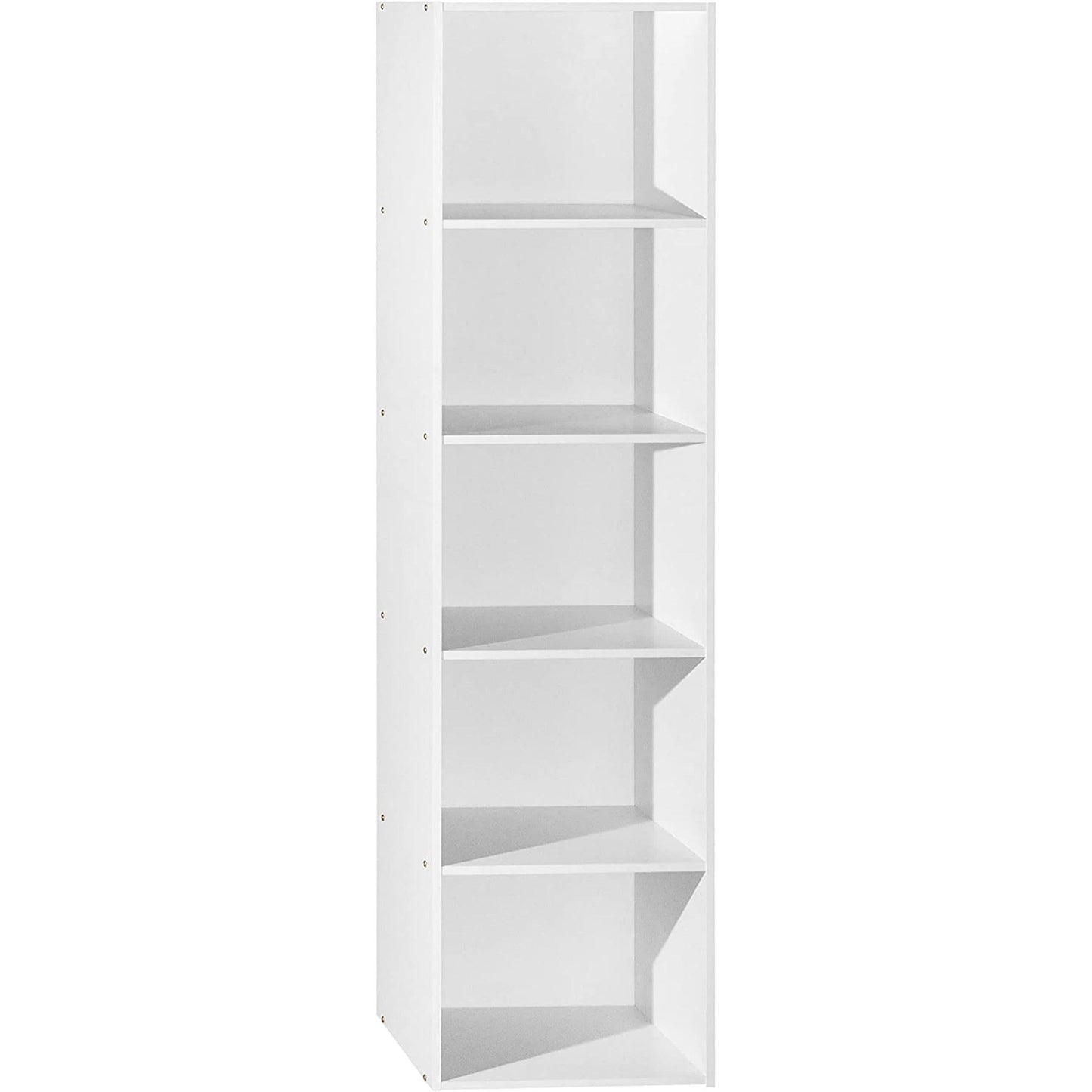 Slim Engineered Wood Bookcase With Storage For Living Room