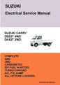SUZUKI CARRY TRUCK Electrical Service Manual DB52T DA52T - Paperback