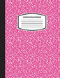 Classic Composition Notebook: (8.5x11) Wide Ruled Lined Paper Notebook Journal (Pink) (Notebook for Kids, Teens, Students, Adults) Back to School and - Paperback