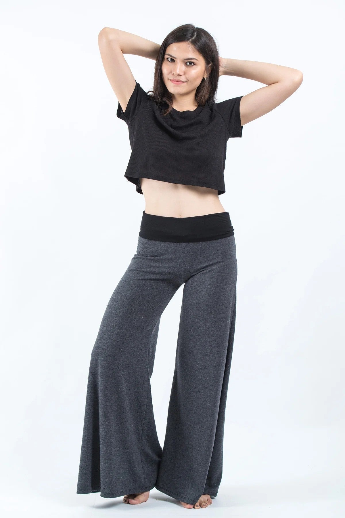 Womens Casual Wide-leg Pants For Sports And Leisure