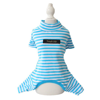 Cotton Eight-color Striped Pet Leggings