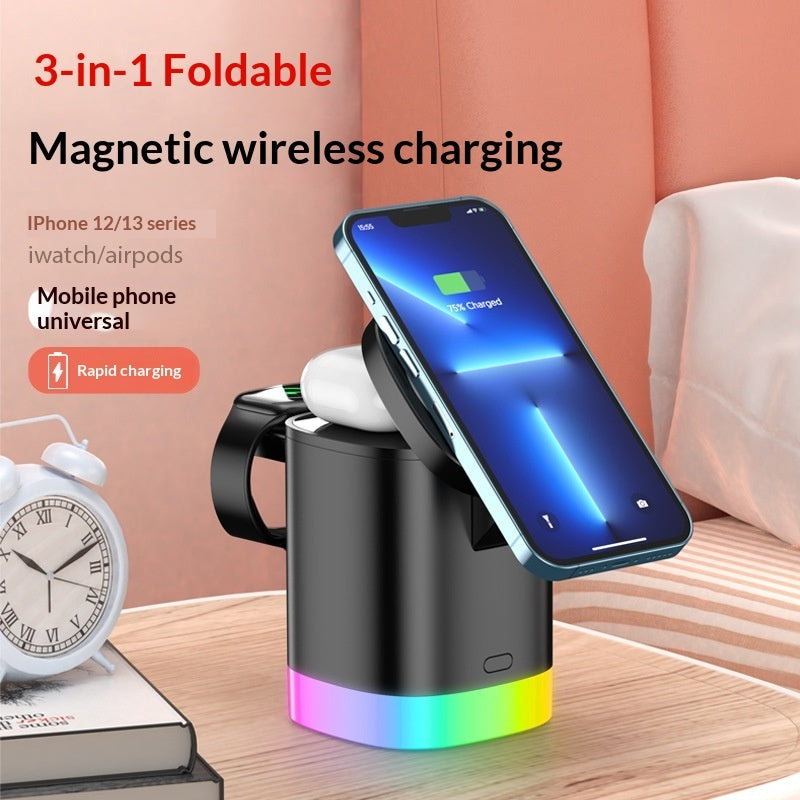 3-in-1 Magnetic Wireless Charger