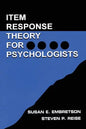 Item Response Theory for Psychologists - Paperback