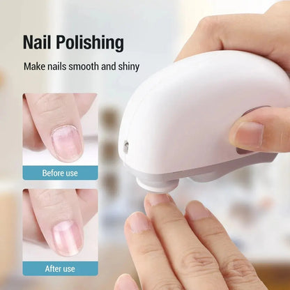 2-in-1 Rechargeable Electric Nail Clipper and Polisher