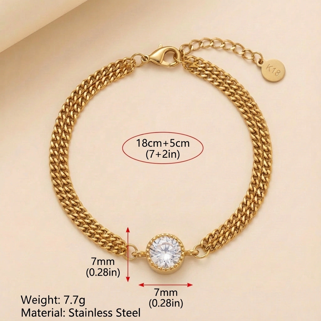 Golden Multi-element Bracelet Jewelry