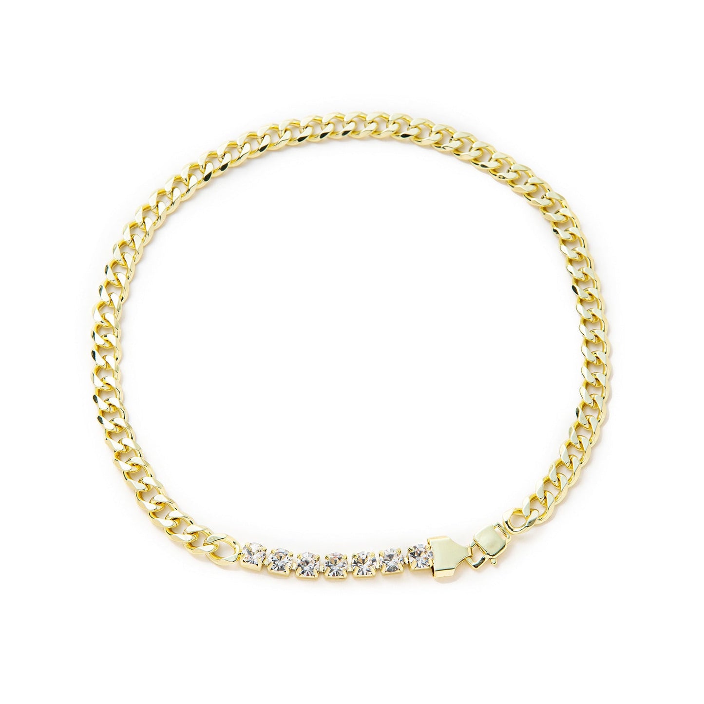 Double-diamond Double-layer Chain Bracelet