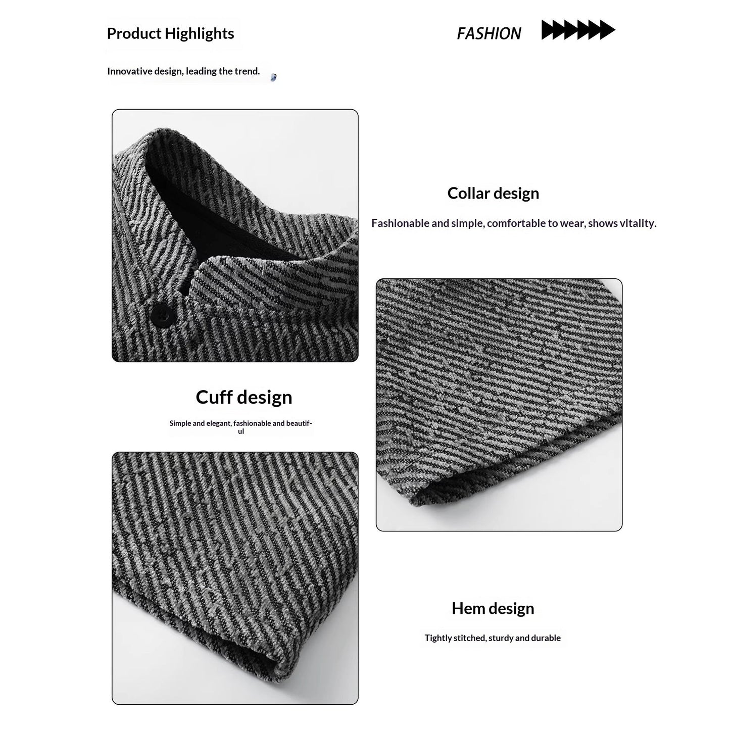 Men's Stand-up Collar Loose Short-sleeve T-shirt