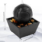 Tabletop Fountain Decor Water Landscape Ornament Attract Wealth Relax Zen Meditation for Table Office Home Bedroom Art Adornment