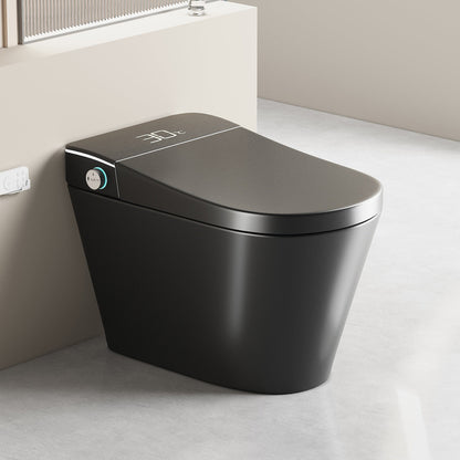 Smart Bidet Toilet with Auto Open/Close Seat, Warm Water Wash, Heated Seat, a...