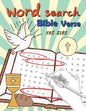 Word Search Bible Verse for Kids: Word Search for Bible Study for Kids Ages 6-8 - Paperback