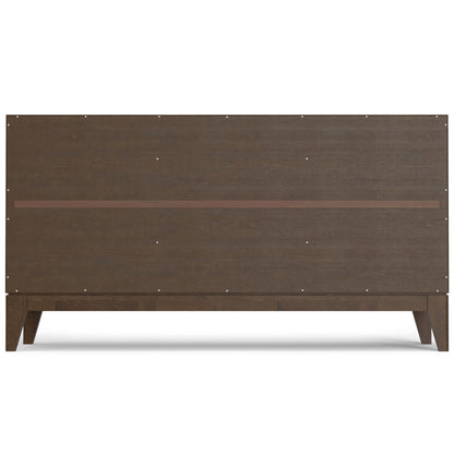 Harper - 3 Door Sideboard Buffet / Storage Cabinet - Walnut Brown
