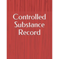 Controlled Substance Record - Paperback