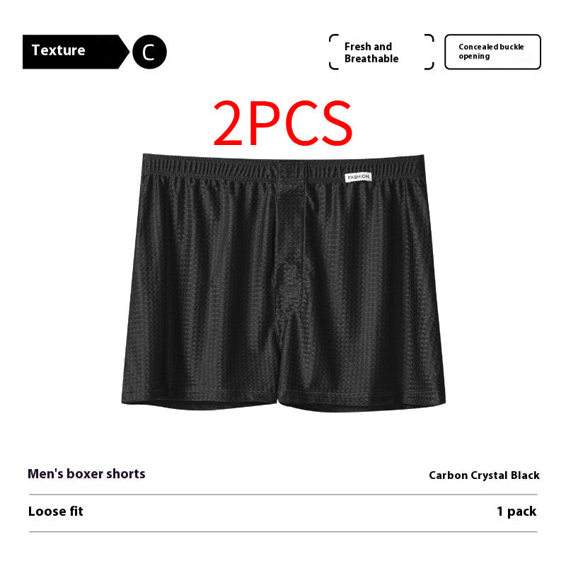 Ice Silk Arrow Pants Nylon Ice Silk Men's Boxers
