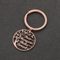 Custom Name Tree Of Life Stainless Steel Keychain