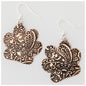 Paisley Paws Mixed Metal Earrings