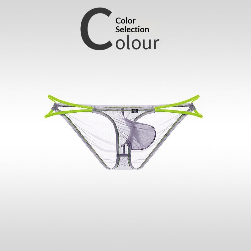 Ultra-thin Ice-silk Mens Briefs With A Slimming Waistband