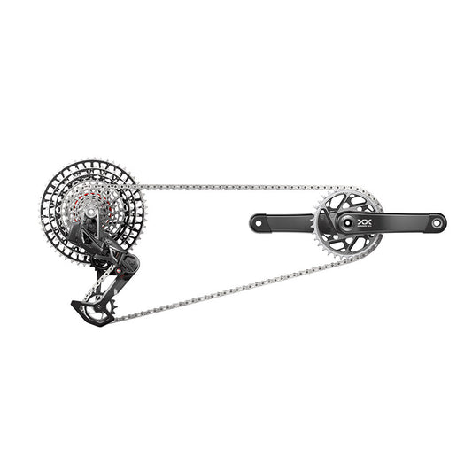 SRAM XX SL T-Type Eagle AXS Groupset 165mm Blk D2