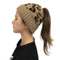 Autumn And Winter New Leopard Print Knitted Beanie
