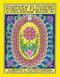 Fantasy Flowers Coloring Book No. 1: 24 Designs in Elaborate Oval Frames - Paperback