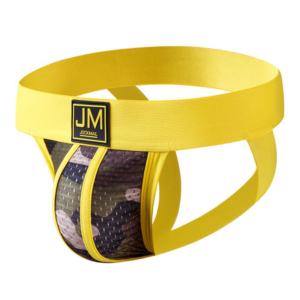 Mens Camo Mesh Thong Underwear