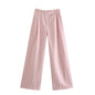 Casual Straight Trousers Summer Women's Clothing