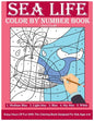 Sea Life Color By Number Book: Enjoy Hours Of Fun With This Coloring Book Made For Kids Ages 4-8 - Paperback