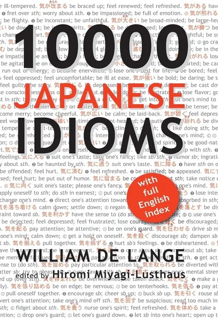 10000 Japanese Idioms - Hardcover