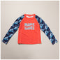 Kids Long Sleeve Rashguard Swim Shirt
