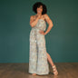 Saree Inspired Strapless Jumpsuit