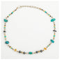 Dangling Gemstones Hand Beaded Anklet