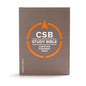 CSB Study Bible, Hardcover: Red Letter, Study Notes and Commentary, Illustrations, Ribbon Marker, Sewn Binding, Easy-To-Read Bible Serif Type - Hardcover