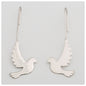 Dove Silhouette Sterling Earrings