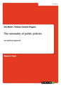 The rationality of public policies: An analytical approach - Paperback