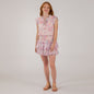Multi Color Ruffle Smocked Mini Dress