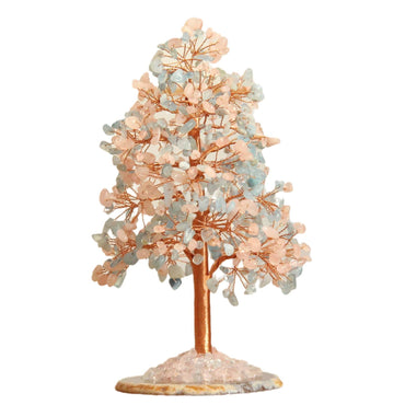 Natural Crystal Money Tree with Pachira Macrocarpa Agate