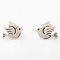 Dove Silhouette Sterling Earrings